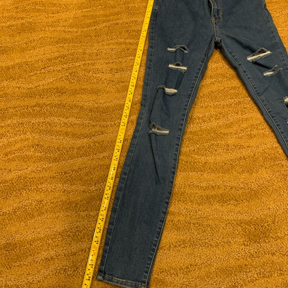 Pacsun Womens Jeans Size 25 Blue Super High Rise Jegging - Picture 8 of 11